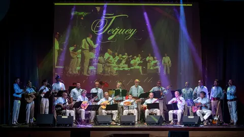 Actuación correspondiente al I Festival Teguey.