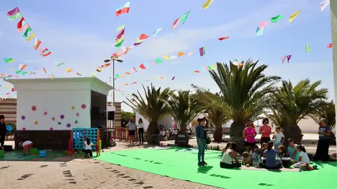 Imagen de actividades de `Tías florece en mayo´ para los niños del municipio.