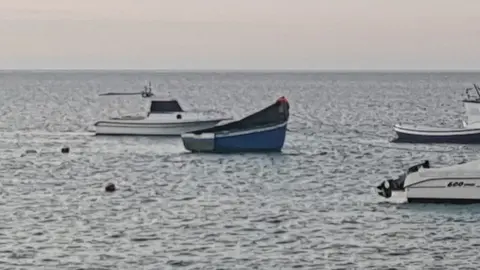 Imagen de archivo de la llegada de otra patera a Punta Mujeres.