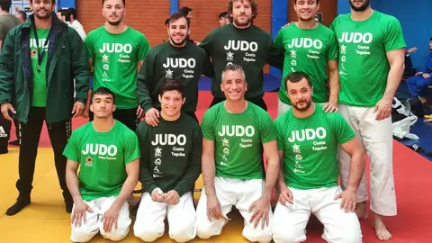 Representantes del Club de Judo Teguise.