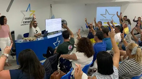 Imagen del Consejo insular de Coalición Canaria realziado el pasado 12 mayo.