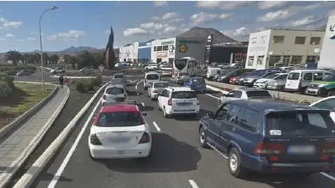 Imagen de la carretera LZ-2.