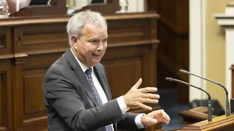 Sebastián Franquis, consejero de Obras Públicas, Transportes y Vivienda del Gobierno de Canarias.