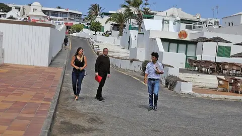 Imagen de Marcos Bergaz junto a Jenifer Galán.