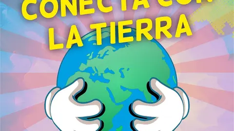 Cartel del evento Conecta con la Tierra.