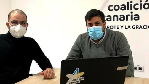 Imagen de Jesús Machín y David Rocío.