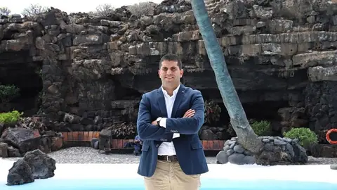 Benjamín Perdomo en Jameos del Agua