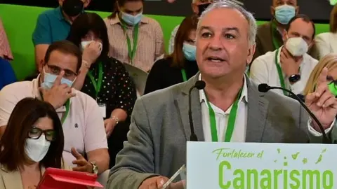 Luis Campos, portavoz de Nueva Canarias.