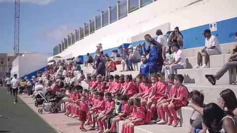 Imagen de niños participantes del torneo Ciudad de Arrecife.