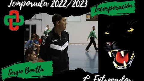 Imagen de la incorporación de Sergio Bonilla al cuerpo técnico del equipo senior femenino del CICAR Lanzarote Ciudad de Arrecife.