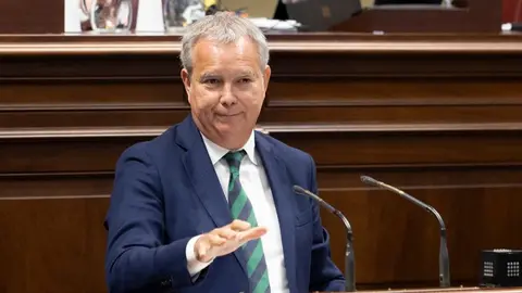 Sebastián Franquis, consejero de Obras Públicas, Transportes y Vivienda del Gobierno de Canarias.