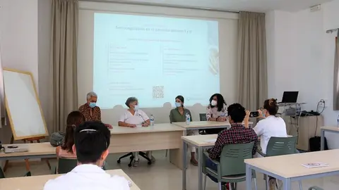 Imagen de la sesión científica de Geriatría.