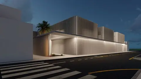 Imagen del proyecto de cómo quedaría el centro de Salud de Playa Honda