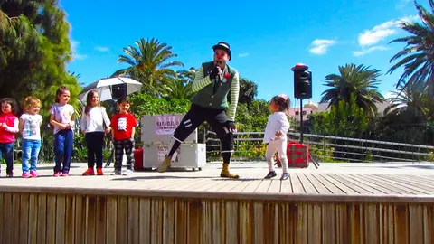 Imagen de Rafaelillo Clown durante una de sus actuaciones.