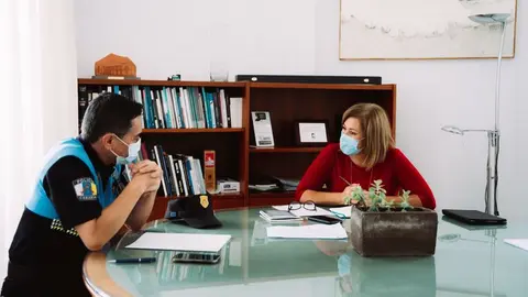 Astrid Pérez con José Antonio Lasso