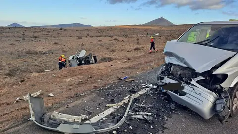 Imagen del accidente.