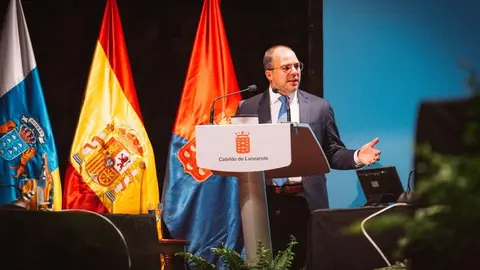 Jacobo Medina en el pleno de Debate del Estado de la Isla