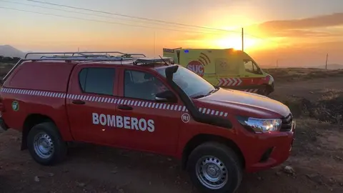 Vehículo que utilizan los bomberos de Lanzarote en sus rescates