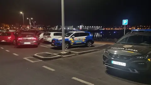 Imagen de otra de las actuaciones de la Policía Local de Arrecife en la zona.