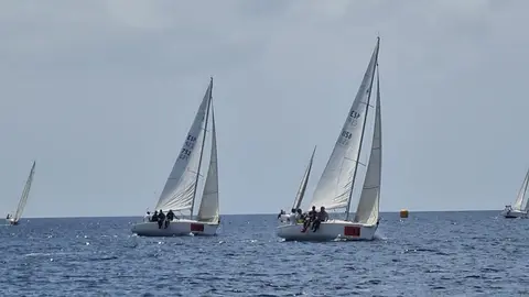 Imagen de la cuarta jornada de la Liga Insular de J80.