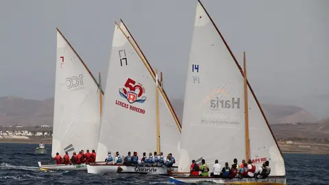 Imagen de la sexta regata de la Liga Insular de Barquillos de 8,55 Metros