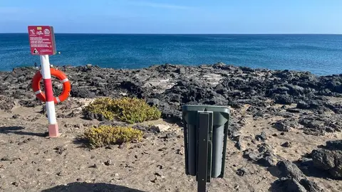 Imagen de una de las playas de Arrecife