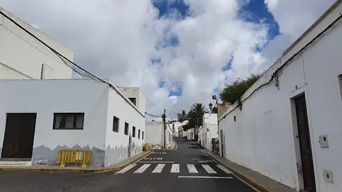 Imagen de una de las calles de Haría.