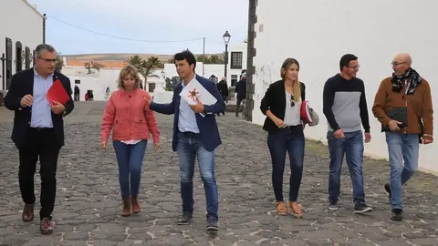 Imagen de los concejales del PSOE de La Villa.