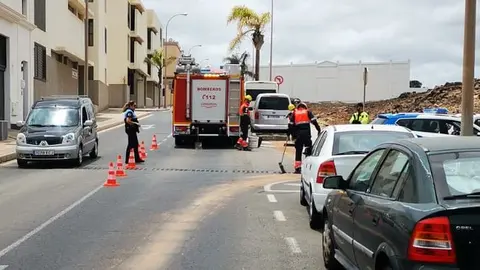 Imagen del lugar donde se produjo el accidente