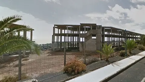 Imagen de uno de los esqueletos de Costa Teguise.