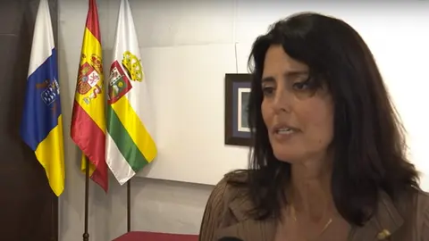 Evelia García el día de su toma de posesión. 