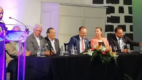 Imagen del último pregón que se hizo en la fiesta de Los Dolores en Mancha Blanca.