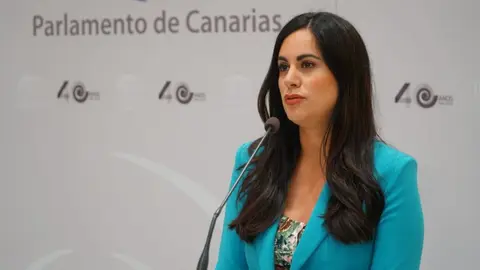 Vidina Espino, portavoz del Grupo Mixto en el Parlamento de Canarias.