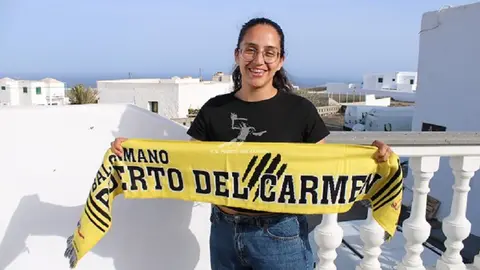 Imagen de la jugadora Mónica Cabrera.