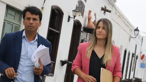 Jenifer Galán junto a Marcos Bergaz.