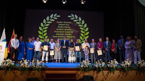 Imagen del pregón por las fiestas patronales de San Bartolomé.