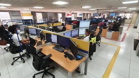 Imagen de la Sala Operativa del 1-1-2.