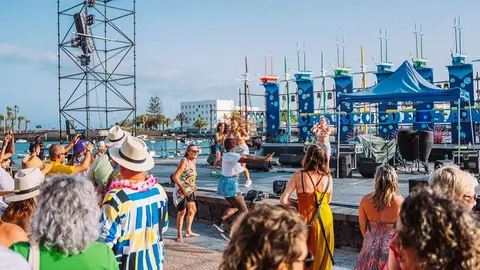 Imagen de las actuaciones en el Charco de San Ginés.