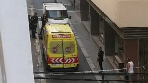 Imagen del SUC en la zona donde se produjo el altercado.