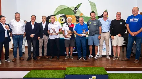 Imagen de la entrega de premios de XI Trofeo César Manrique – RCNA – Calero Marinas.