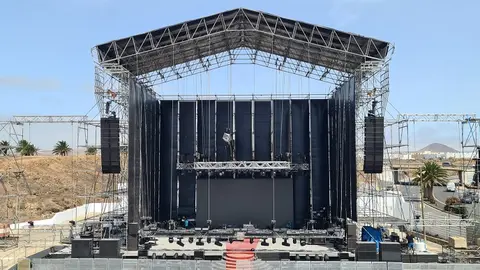 Imagen del escenario del Recinto Ferial.