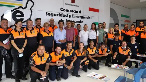 Imagen del curso nuevos miembros de Proteccion Civil.