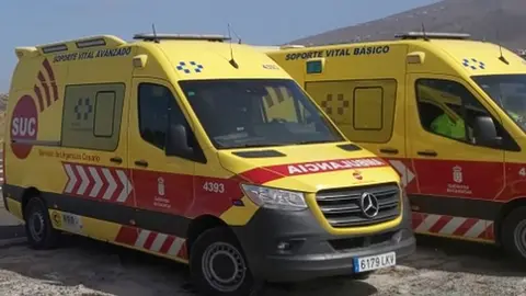 Ambulancias del SUC. Imagen de archivo.