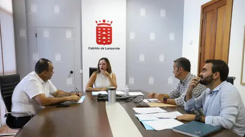 Imagen de la sesión extraordinaria el Consejo de Administración de Eólicas de Lanzarote S.L.