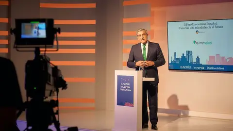 Román Rodríguez, consejero de Economía y Hacienda del Gobierno de Canarias.