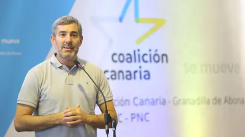 Fernando Clavijo, secretario general de Coalición Canaria.