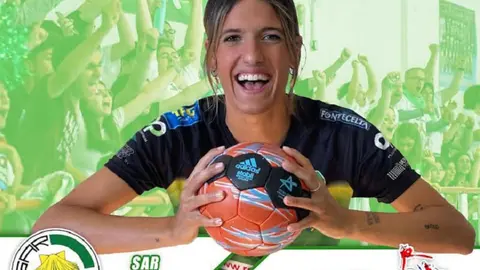 Cartel promocional del partido entre el Sar Rodavigo y el Lanzarote Puerto del Carmen.