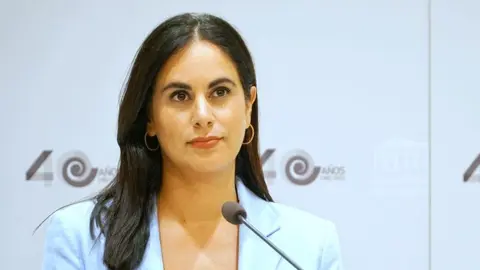 Vidina Espino, portavoz del Grupo Mixto en el Parlamento de Canarias.