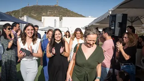 Foto tomada de las redes sociales de Podemos Canarias.