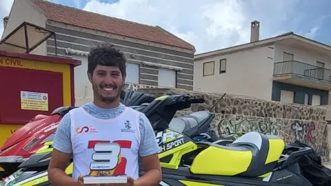 Daniel Hernández, muy satisfecho como es lógico tras la prueba